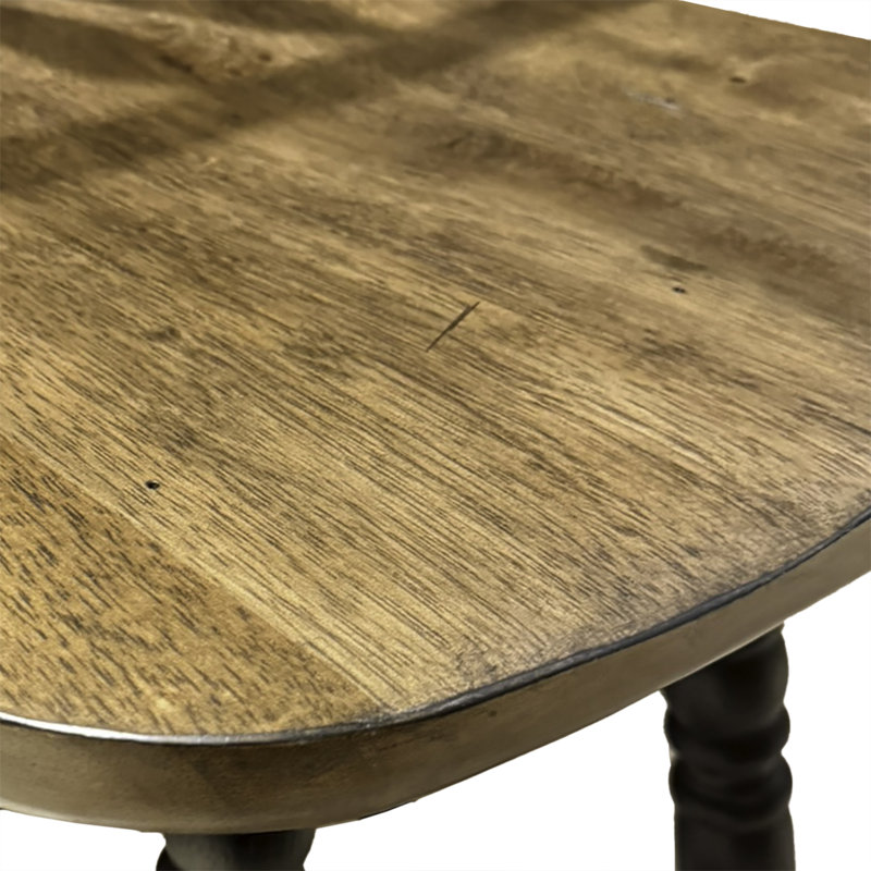 Chaise de comptoir pivotante Judique, Noir