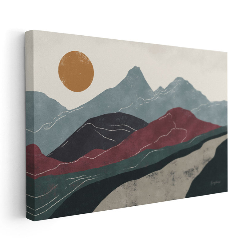 Pérou Trails - reproduction d'art sur toile, H 20 po x l 30 po