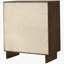 Commode 4 tiroirs brun chaud