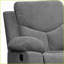 Fauteuil inclinable et oscillant inclinable moderne avec loquet externe | Gris | Chenille