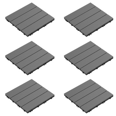 30.5cm x 30.5cm Wood Plastic Composite Tile
