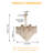 12-light Modern Tiered Crystal Chandelier With Bulbs