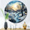 Horloge murale Shelford
