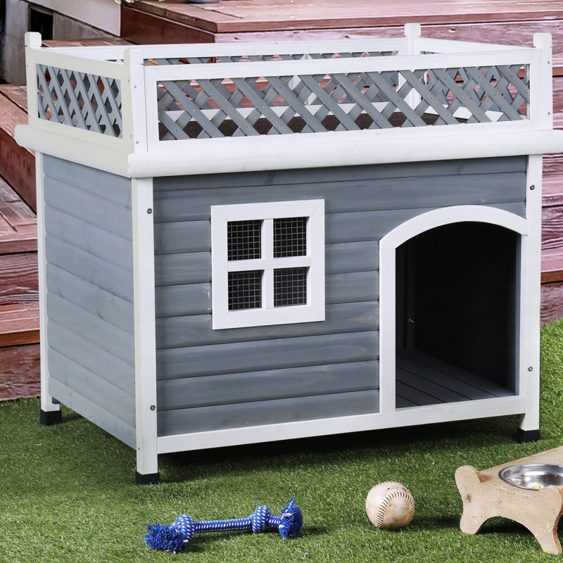 Olivar Wood Insulated Dog House