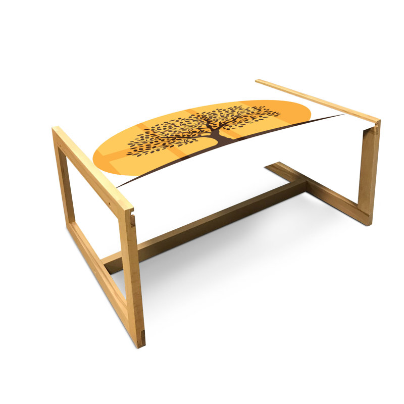 Jamall Sled Coffee Table, 40cm H x 91cm W x 62cm D