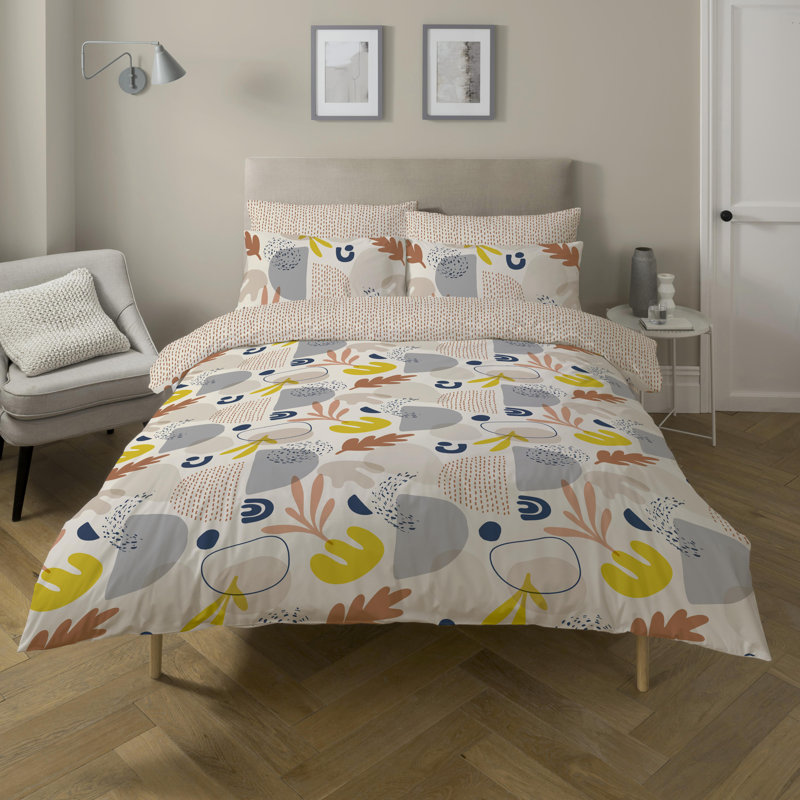 Darrington Duvet Cover Set, White, Super King