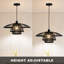Luminaire suspendu en bambou tissé à la main à plusieurs niveaux-374454300