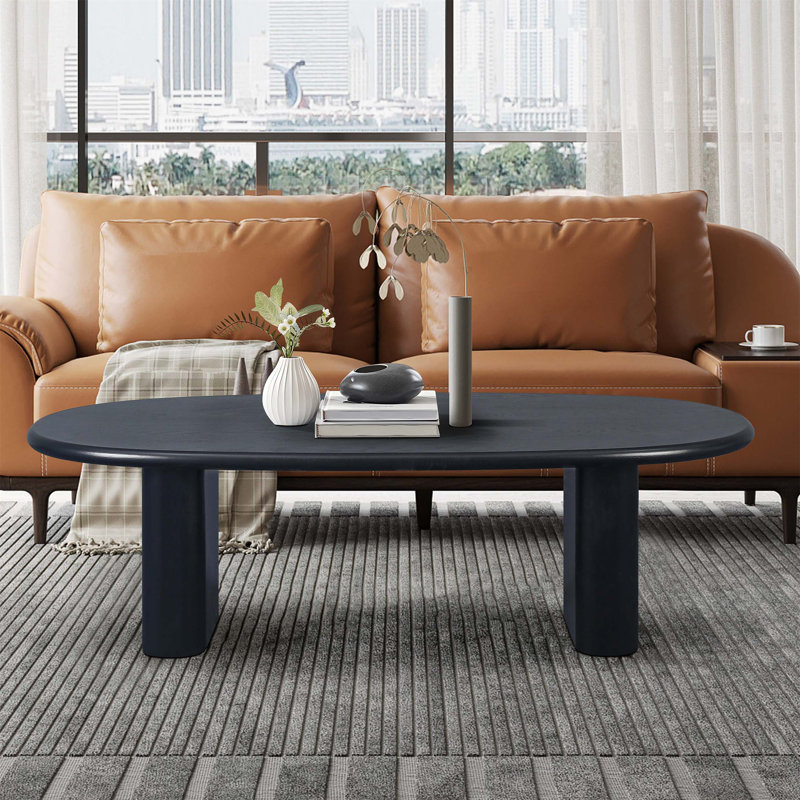 Single Coffee Table, Antique Black