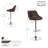 Abubokar Swivel Adjustable Height Bar Stool-1282905897