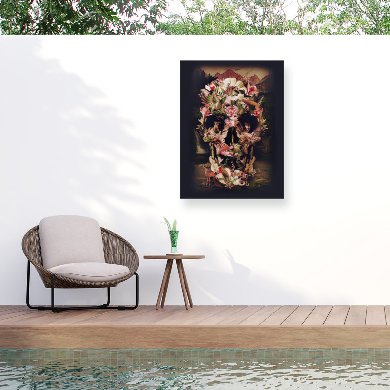 Toile d'extérieur Ali Gulec Jungle Skull, H 14 po x l 19 po