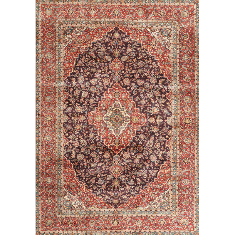 Wool Oriental Indoor Rug, Rectangle 8' x 12'