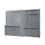 Grand lit escamotable mural avec placard-112413096