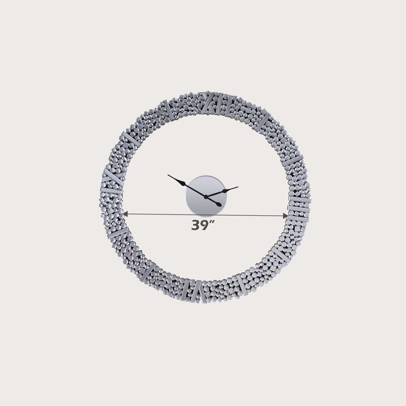 Très grande horloge murale 39 po Lapham