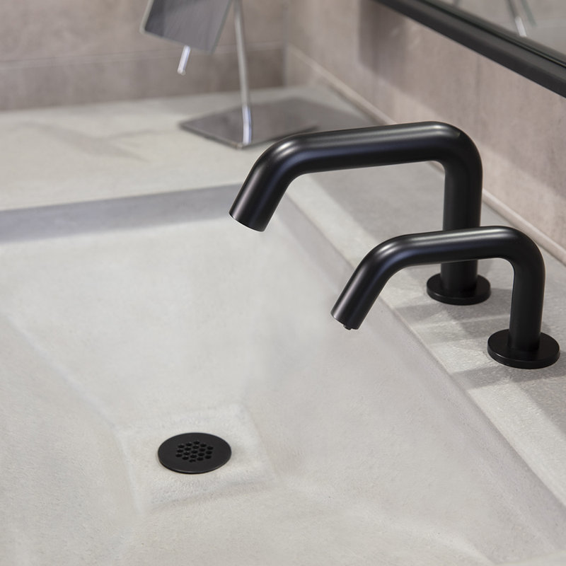Zoom Single Hole Bathroom Faucet, Matte White