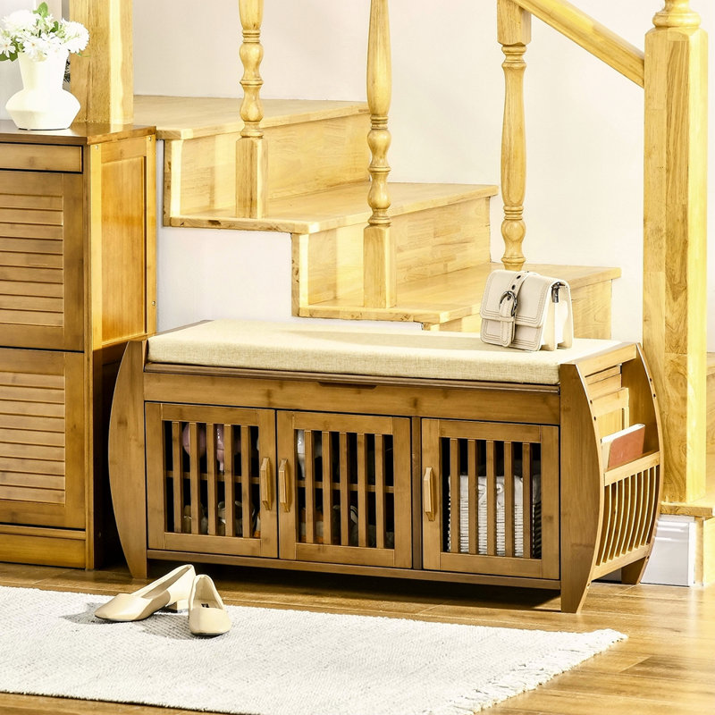 8 Pair Shoe Storage Bench