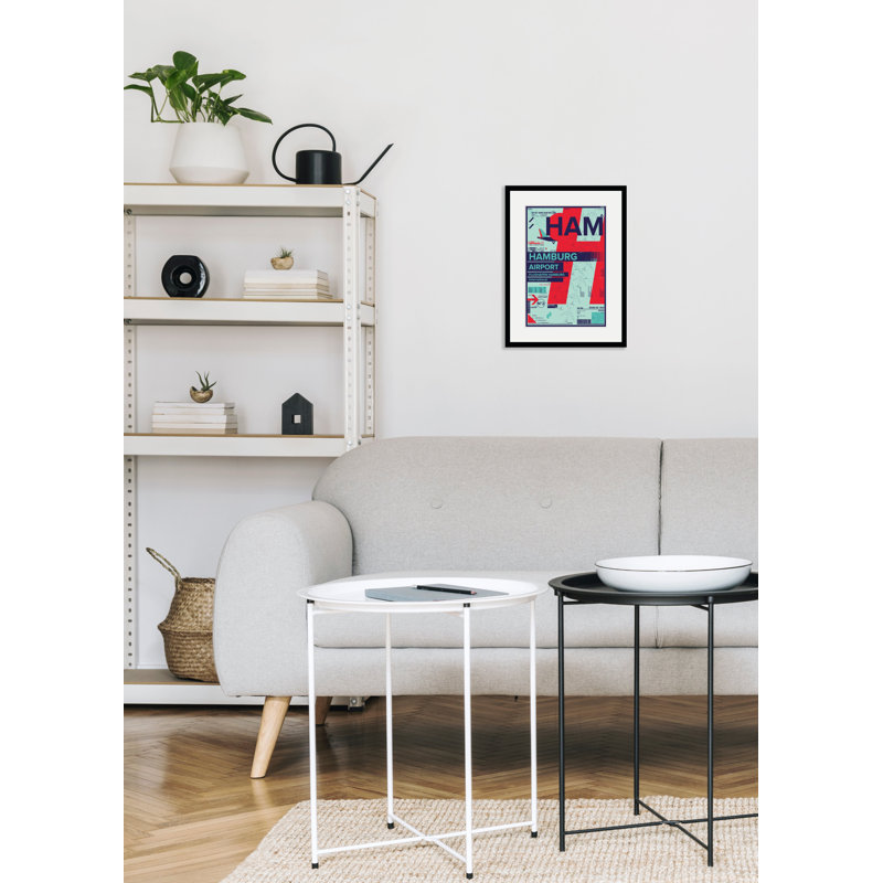 Hamburg Airport 1 Piece Single Picture Frame Wall Art