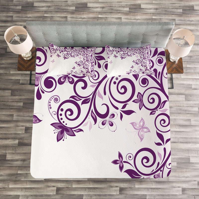 Traditional Polyester No Camouflage Coverlet, King Coverlet + 2 Shams