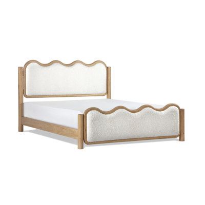 Lit plateforme tapissier Shirleen