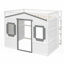 Lit mezzanine pleine grandeur avec échelle - robuste et amp; Aucun sommier tapissier requis (L 77,5 po x l 57,8 po x H 65 po)-675398699-675398742