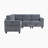 Skrzypek Square Arms Sectional with Storage-1933069471