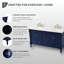 Ensemble de meuble-lavabo double 60 po Lexington-963995173-1057160281