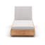Kinta Outdoor Teak Chaise Lounge-1590059257