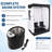 Indoor Portable Steam Sauna Tent – Personal Home Spa with Steamer, Remote, 9 Heat Levels, Folding Chair, Black