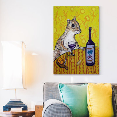 «Gray Squirrel Wine Bar» par Jay Schmetz, reproduction sur toile