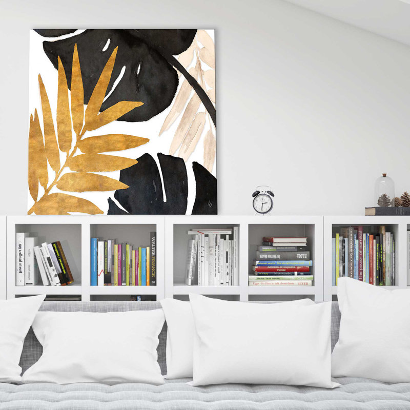 «Modern Tropics II (Square)» par Lanie Loreth, reproduction, H 36 po x l 36 po x P 1,5 po, Toile tendue