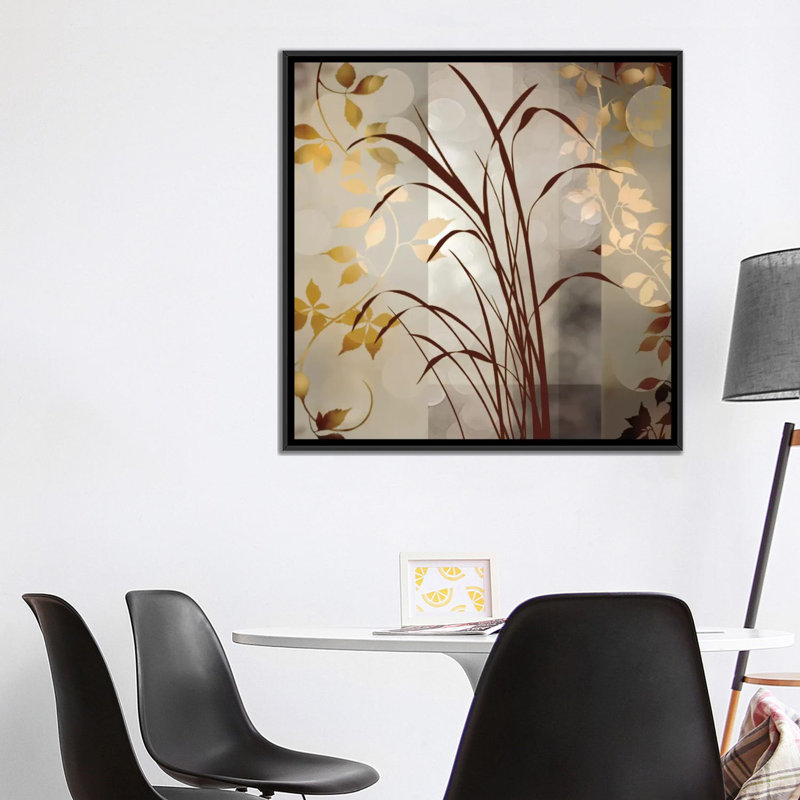 « a doux breeze ii », reproduction d’impression sur toile tendue, H 18 po x l 18 po x P 1,5 po, Toile avec cadre noir