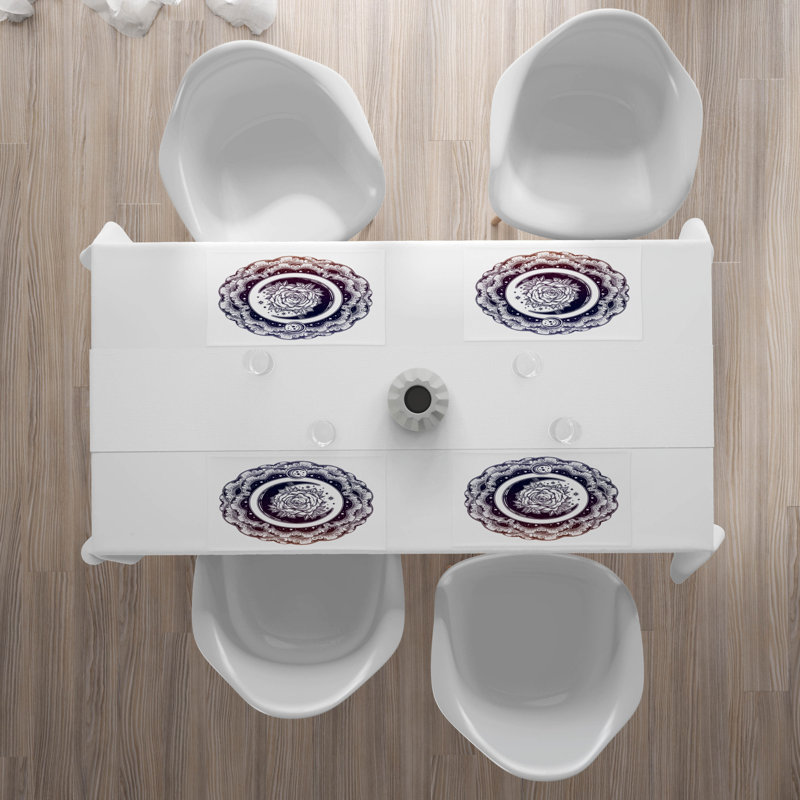 Polyester Geometric Rectangle Placemat