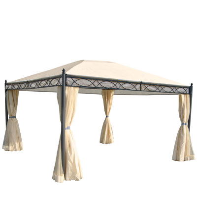 400 cm x 300 cm Pavillon Dov aus Stahl