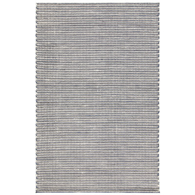 Tapis bleu/noir tissé à la main Werner