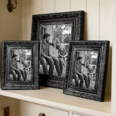 Cadre photo noir 1PC pour photos et portrait 11 "x 14"