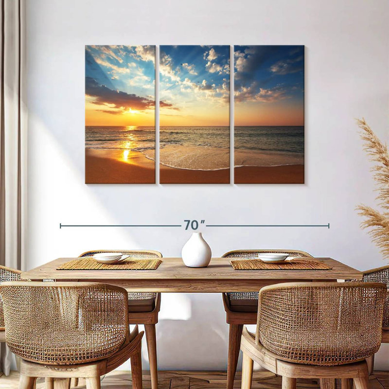 Gillard Seashore Sunrise, H 36 po x l 57 po