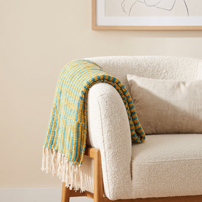 Dua Cotton Blend Throw Blanket