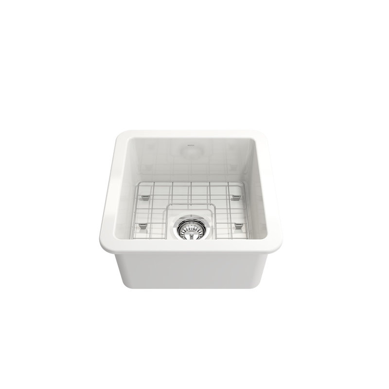 18'' L Kitchen Sink, White