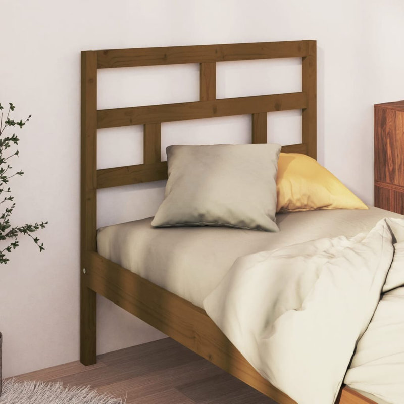 Macintyre Solid Wood Headboard, Brown, 96 x 100 cm