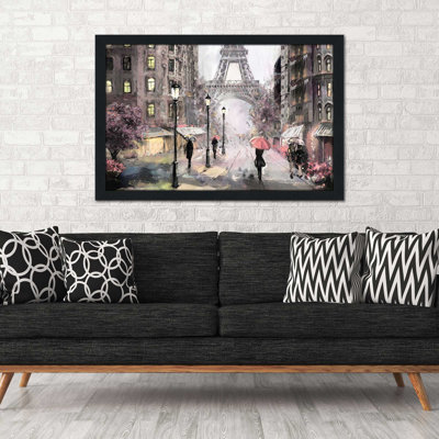 «Paris Streets II», reproduction encadrée