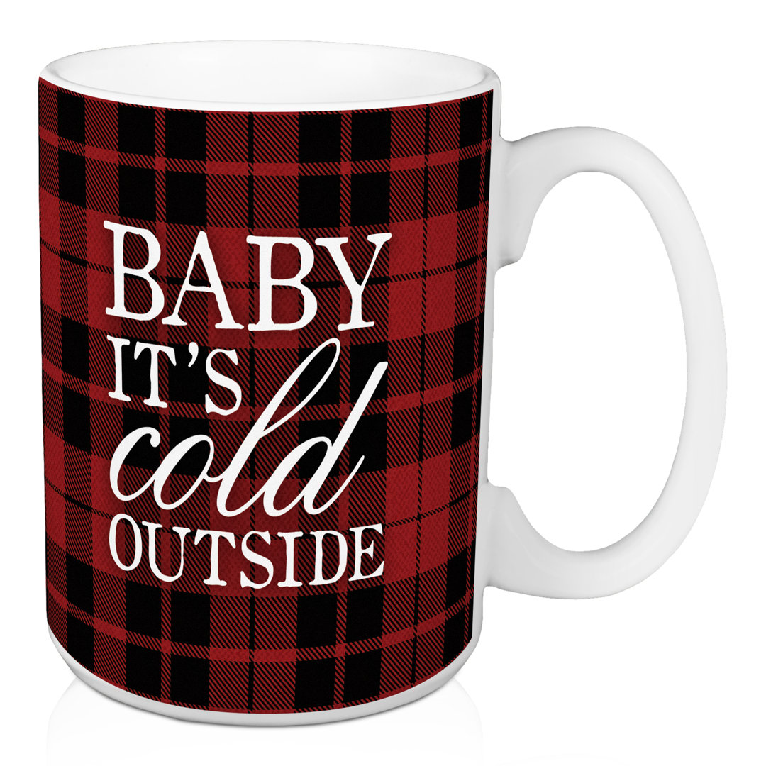 Coolidge Baby It's Cold Outside Plaid Coffee Mug Mint Pantry®