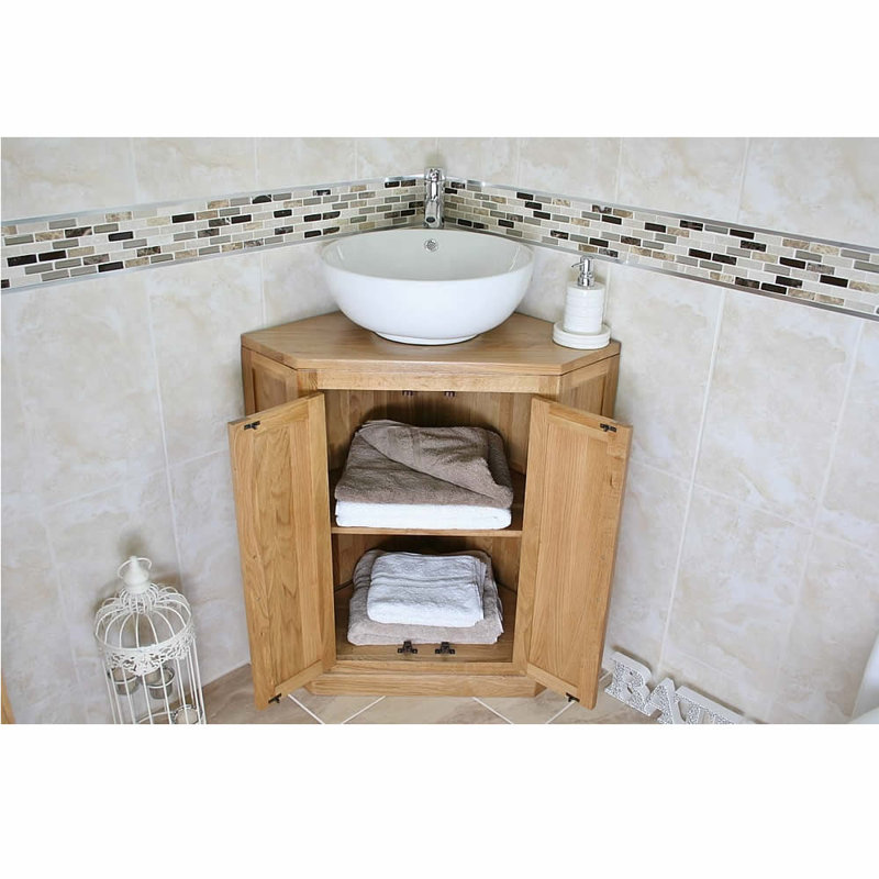Elkins 550mm Single Bathroom Vanity with Vessel Ceramic Basin