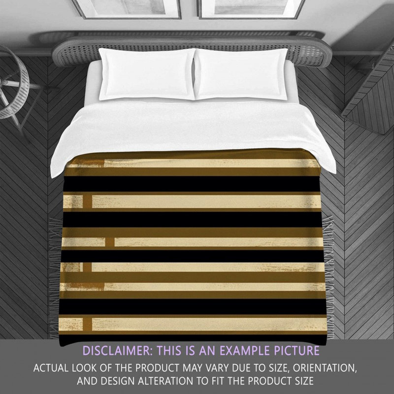 Polyester Striped Comforter, Queen Comforter