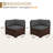 Wicker Outdoor Patio Chair With Cushions-610290920