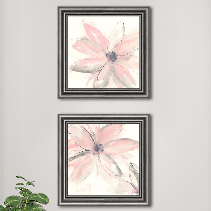 " Blush Clematis " 2 - Pieces Painting Print