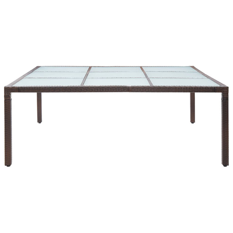 Palliser Rectangular Outdoor Dining Table , 200cm cm W 200cm cm D, Brown