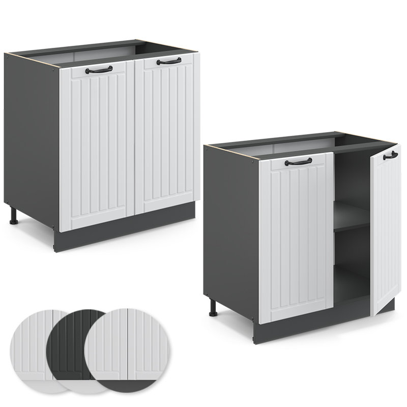 Billingslee 215 + front country house white (96), Dark Grey/White