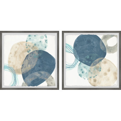 Circlet V par Marmont Hill - Ensemble de 2 reproductions de cadres photo simples