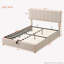 Lit plateforme tapissier avec système de rangement hydraulique-1736371091-1736371088