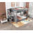 Hastyar Kids Full Over Full Convertible Bunk Bed with Drawers-1248681352