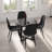 Aleida Round Metal Base Dining Table-374647120